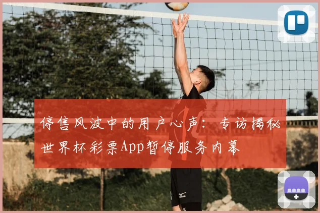 停售风波中的用户心声:专访揭秘世界杯彩票App暂停服务内幕
